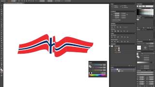 Create waved flag in Illustrator