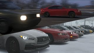 Forza Horizon 4:1/4 Mile Drag Meet w/ 13B FC RX7, Procharged C5Z, VR6 GTi, Turbo CRX & More