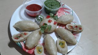 Bihar's traditional recipe suji (rava )ka pitha / stuffed semolina balls  (steamed by 3 ways )