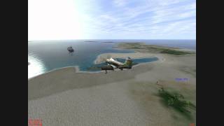 Ил-2 Штурмовик Посадка кобры на авианосец (P39 Carrier Landing)