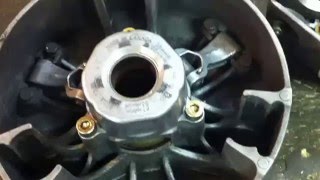 Ремонт ВЕДУЩЕГО вариатора(Repair LEADING variator)  LYNX ARMY V 800  2008г