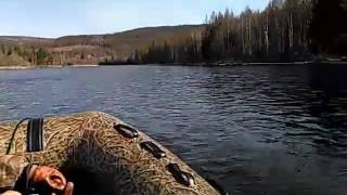 Мотор-весло 15 л.с. лодка sturman jet pro 420