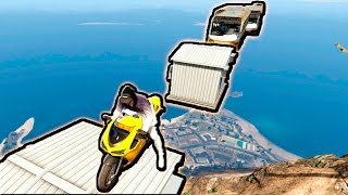 ПЕРВЫЕ В ЖИЗНИ МОТОПАРКУРЫ ДЛЯ МОЕГО БРАТА ГТА 5! ОНЛАЙН █ GTA 5 ONLINE