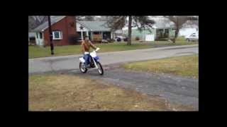 yz 250 shredding tires for days!