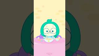ごはん食べながらうとうと ​#寝落ち @Pinkfong! Baby Friends ​#Shorts