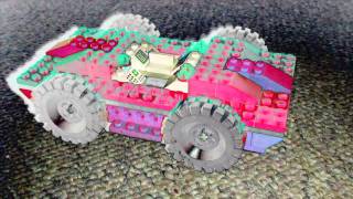Building an offroad LEGO Car (Stop Motion Animation)
