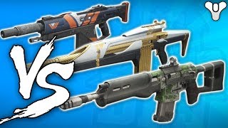 Destiny 2 - TEST - What's The Best Auto Rifle For PvP ?? Scathelocke VS Origin Story VS Ghost Primus