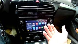 Opel astra h китайская магнитола на Андройде