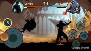 Shadow Fight 2 #83 игра и мультик для детей побеждаем всех боссов 1 яруса обзор оружия Шёпат