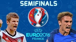 UEFA EURO 2016 Semi finals: France vs Germany (PES 16 Gameplay) Full Match HD