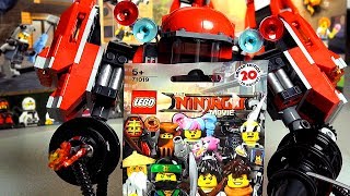 Раскрываем LEGO Ninjago Movie минифигурки и первый взгляд на Огненный Робота Кая из Ниндзяго Фильма