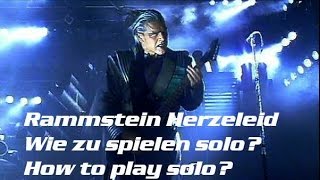 Rammstein-Herzeleid NEW 2018 Solo без "Окаверов" и "Вамми педалей" (видеоурок 3)