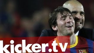 Pep lockt Messi: Vielleicht wollen seine Kinder ja Englisch lernen - kicker.tv