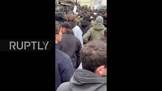 France: Corsicans join march in support of Yvan Colonna following attack in prison