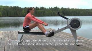 Roeitechniek Concept2 roeimachine