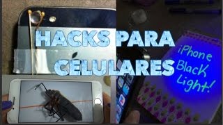 PROBANDO HACKS PARA CELULARES. HAZ UN MICROSCOPIO DE TU IPHONE
