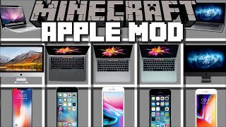 Minecraft APPLE STORE MOD / BUILDING THE iMAC PRO FOR MARK!! Minecraft
