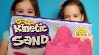 Распаковка Набор для творчества Wacky-tivities Kinetic Sand Кинетический песок