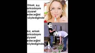 ISTE KIZLAR VE ERKEKLER ARASINDAKI KOMIK FARKLAR