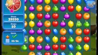 Фруктовая Страна Fruitland три в ряд прохождение уровень 7