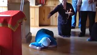 Отчитка одержимых от бесов.