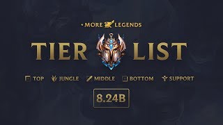 MoreLegends Tier List Patch 8.24b