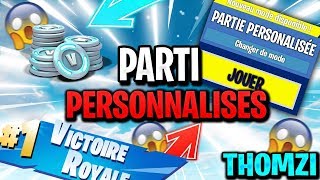 ? [ LIVE FORTNITE ]MAJ BATMAN  GOTHAM CITY! PARTIE PP Partie personnalisé / DUO / SQUAD / SOLO !