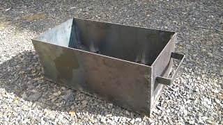 Мангал с двойным дном своими руками. DIY BBQ with a double bottom with your own hands.