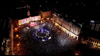 Освободить Саакашвили: в центре Тбилиси собрался многотысячный митинг