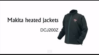 Makita DCJ200Z Heated Jacket w USB Port