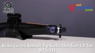 Kriko Cırcırlı Renault Tip Akordion 1.5 Ton  NT00111