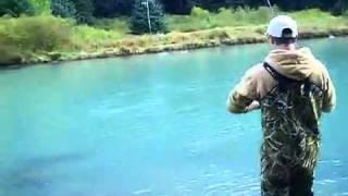 Alaska'da Olta İle Somon Avı