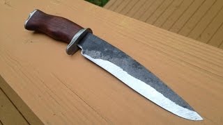 Bladesmithing - Making a Wedged Tenon Handle for a Knife
