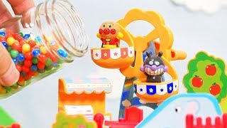 アンパンマン【夢のアミューズメントパーク】仲良く遊園地で遊ぼう！おもちゃ ANPANMAN