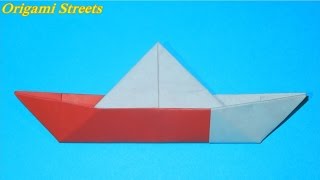 Как сделать кораблик из бумаги. Оригами кораблик.