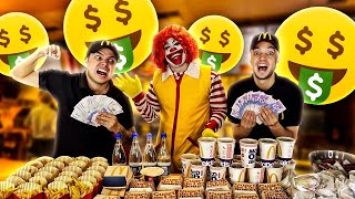 QUIEN VENDA MÁS HAMBURGUESAS EN MCDONALD'S GANA 10,000$ - Yolo Aventuras