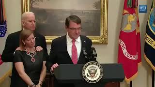 Joe Biden Gets Creepy With Ashton Carter’s Wife