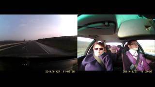 CAR DVR две камеры + GPS X3000 R300