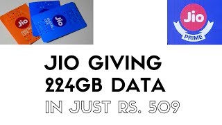 JIO Dhamaal - 224GB of 4G Data at Rs. 509 #dTd11