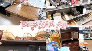 THRIFT SHOP WITH ME FOR FARMHOUSE HOME DECOR | Goodwill Shop With Me & Thrift Haul