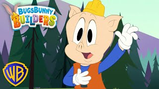 A Porky le da miedo Pie Grande | Bugs Bunny Builders | @WBKidsLatino​