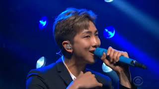 BTS Performs 'Make It Right' on Late Show with Stephen Colbert