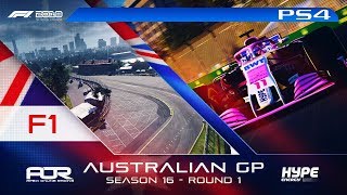 F1 2018 | AOR Hype Energy F1 League | PS4 | S16 | R1: Australian GP