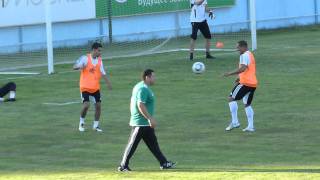 Roberto Carlos and Mbark Boussoufa.MTS