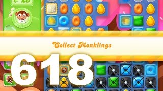 Candy Crush Jelly Saga Level 618 (3 star, No boosters)