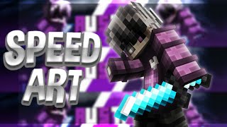 (Speed Art #10) Mc Banner for Austoo (collab with Pandafrosty) | PS touch