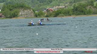 021, BJM2x, Serie 5, Lauerz, 28  April 2018, Doppelzweier Junioren U17 Rennen 4