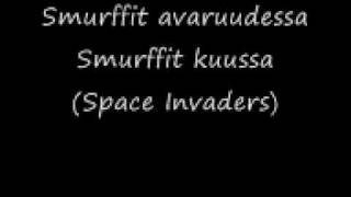 Smurffit avaruudessa -Smurffit kuussa