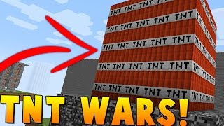 EPIC MODDED TNT WARS (NEW TNT TYPES - NUKE TNT, LAVA TNT, GRAVITY TNT) - MODDED Minigame