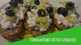 Tonhalkrémes szendvics I Diétás ételek I Blondi konyhája